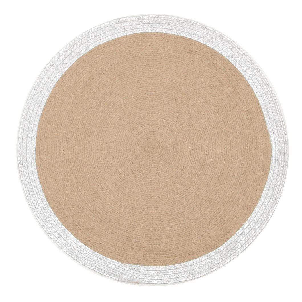 Atrium Wish Round Rug - 200 x 200cm - Silver