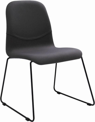 Ava Dining Chair - Black Metal + Paloma