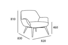 Berlingo Lounge Chair - Yellow - Royaal Range