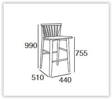 BIRDY Bar Chair Stool - Black