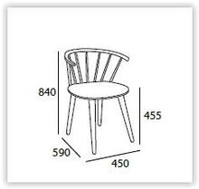 Caley Dining Chair - Maroon