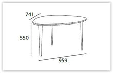 Corey High Ocassional Table In Black