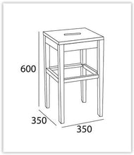 Dama Counter Stool in Dust Blue