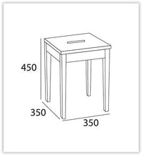 Dama Stool in Grey