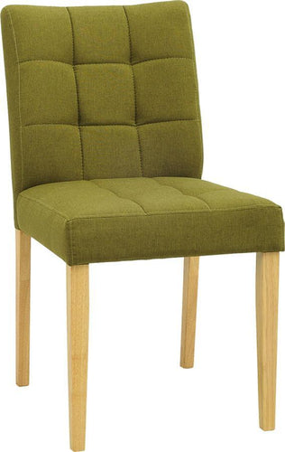 Davin Dining Chair - Oak + Olive