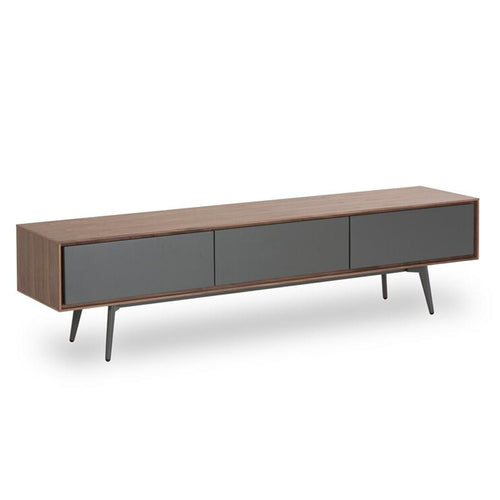 Jenson TV Unit - 180cm - Walnut + Dark Grey