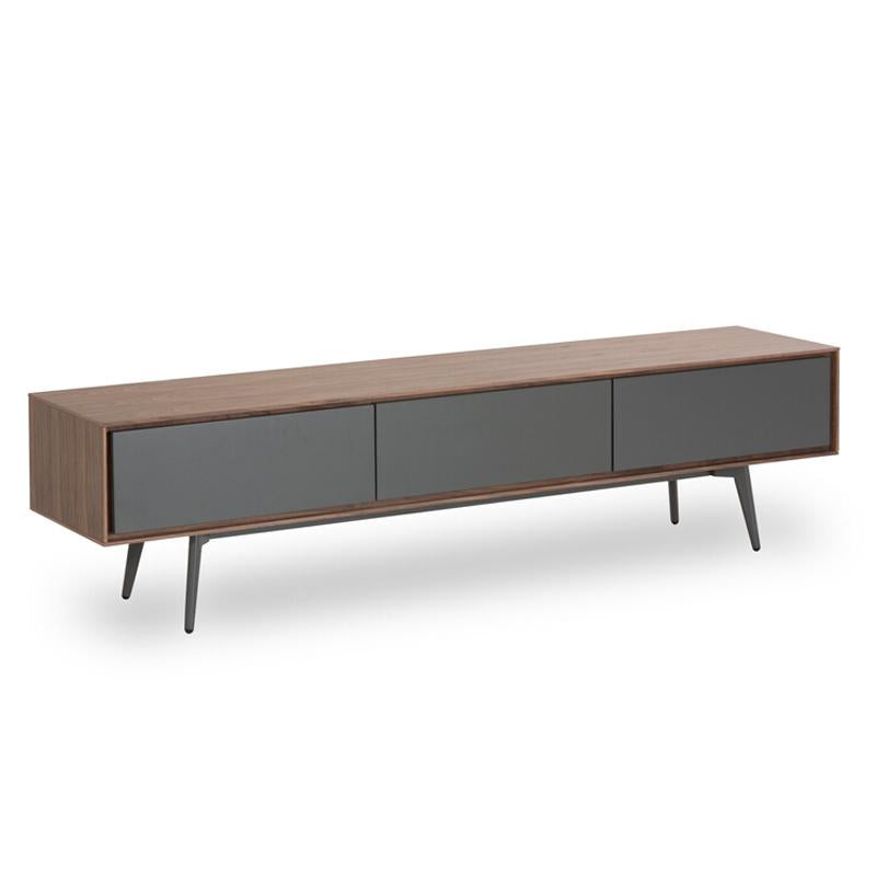 Jenson TV Unit - 180cm - Walnut + Dark Grey