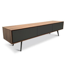 Jenson TV Unit - 180cm - Walnut + Dark Grey