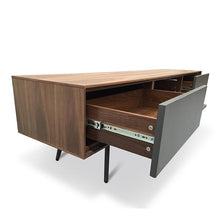 Jenson TV Unit - 180cm - Walnut + Dark Grey
