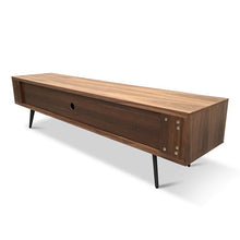 Jenson TV Unit - 180cm - Walnut + Dark Grey
