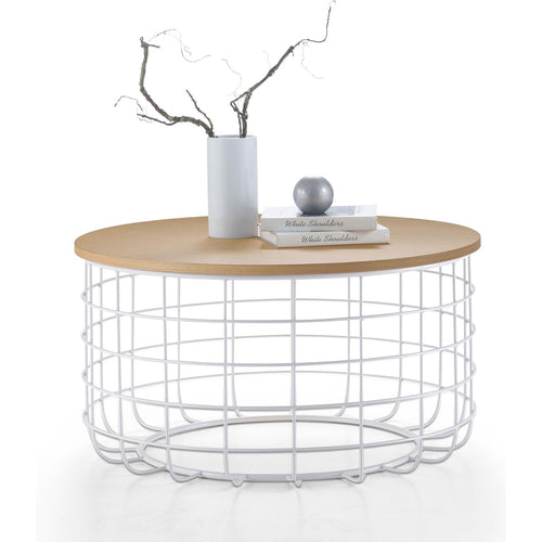 Dorienne Coffee Table - White