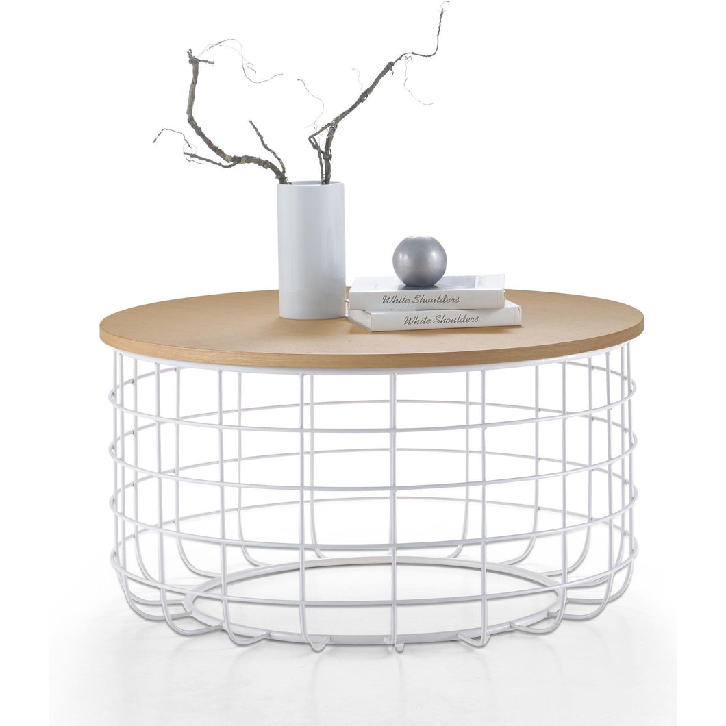 Dorienne Coffee Table - White