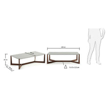 Duplex Coffee Table - Walnut