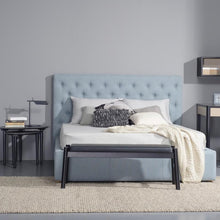 Dustin Queen Bed - Aquamarine