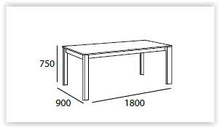 Elwood Dining Table - 180cm - Metallic + Cocoa