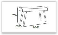 Ezra Desk With Storage in Black Ash