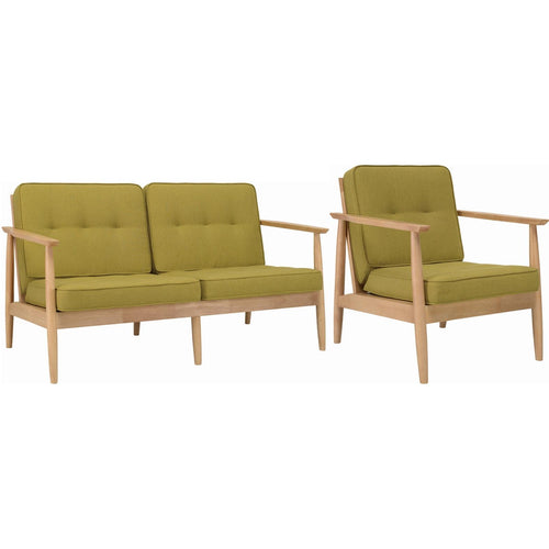 Entex Lounge Set - Oak + Oasis