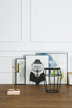 Ford Black Stool / Side Table