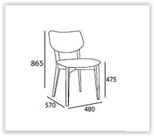 Gabby Dining Chair - Oak + Sea Green