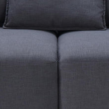 Gino 2 Seater Sofa - Dark Grey