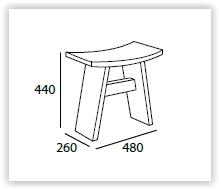 Hamo Stool in Grey