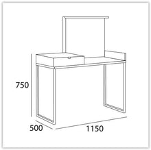 Hermes Desk in Grey