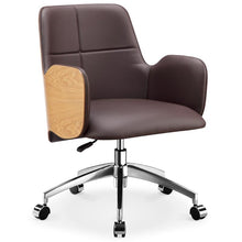 Phoenix Office Chair - Ash + Dark Brown