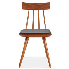 Zana Dining Chair - Black + Cherry Walnut
