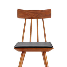 Zana Dining Chair - Black + Cherry Walnut