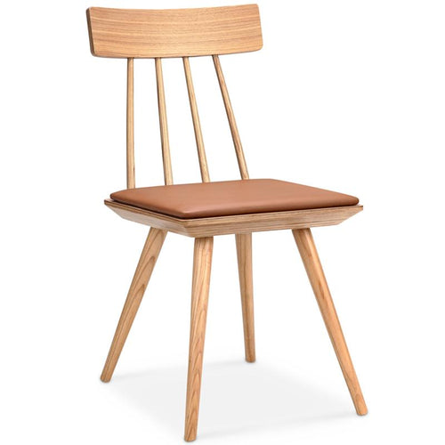 Zana Dining Chair - Tan + Ash