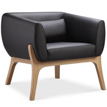 Osric Office Lounge Chair - Ash + Black