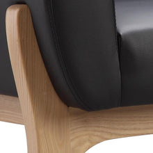 Osric Office Lounge Chair - Ash + Black