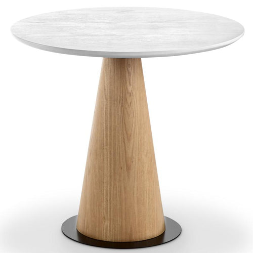 Dallin Coffee Table - 50cm Top - Ash + White