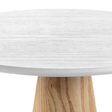 Dallin Coffee Table - 45cm Top - Ash + White