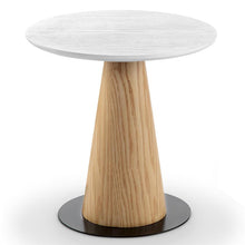 Dallin Coffee Table - 45cm Top - Ash + White