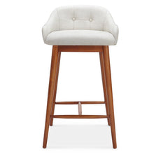 Dash Bar Stool - Walnut + White