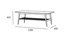 Hubie Coffee Table - 120cm - Black Ash