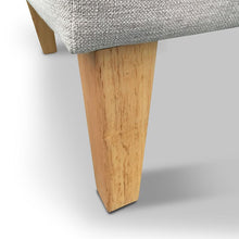 Harlow High Back Chair + Ottoman - Grey