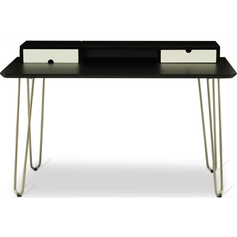 INGRAM Study Table Desk - Black,,Modern Furniture