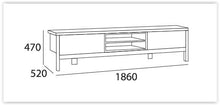Jarvy Entertainment Unit in Natural Finish