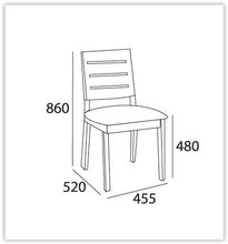 Jetta Dining Chair - Oak + Oasis