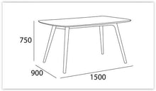 Josef Dining Table in White-1.5M