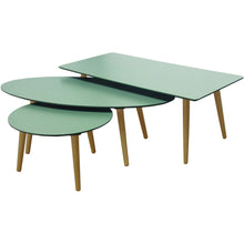 Carsyn Coffee Table Set In Pickle Green,Living Room Furniture,Coffee Tables,Modern Furniture