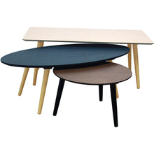 Carsyn Coffee Table Set In In Grey Blue & Cocoa,Living Room Furniture,Coffee Tables,Modern Furniture