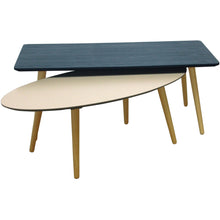 Carsyn Coffee Table Set In In Marine Blue & Grey,Living Room Furniture,Coffee Tables,Modern Furniture