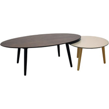 Carsyn Coffee Table Set In In Taupe Grey & Cocoa,Living Room Furniture,Coffee Tables,Modern Furniture