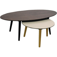 Carsyn Coffee Table Set In In Taupe Grey & Cocoa,Living Room Furniture,Coffee Tables,Modern Furniture
