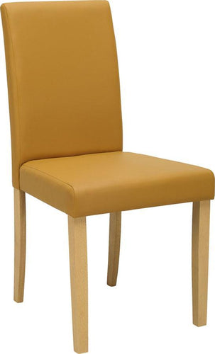 Lenore Dining Chair - Oak + Caramel