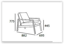 Latio Lounge Chair In Seal