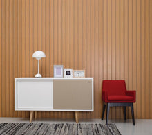 Maya Dining Armchair -  Espresso + Crimson